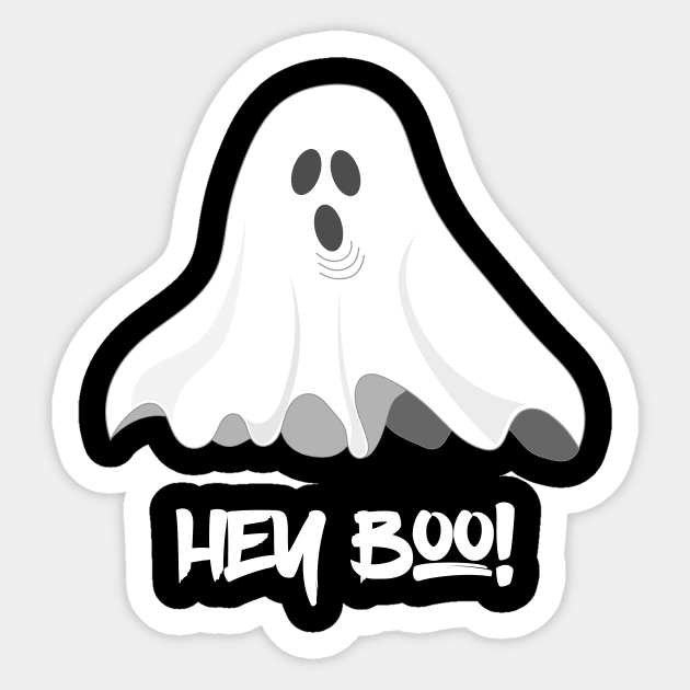 Hey boo! Sticker by Horisondesignz